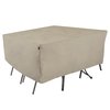 Modern Leisure Chalet Rect/Oval Patio Table & Chair Set Cover, 8 in. L x 6 in. W x 3 in. H, Beige 2932